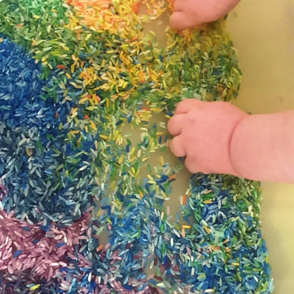 Rainbow Rice | 10 Color MEGA PACK | Sensory Bin